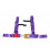 Racing seat belts 4p 2" Purple - DTM