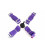 Racing seat belts 4p 2" Purple - Quick