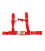 Racing seat belts 4p 2" Red - DTM
