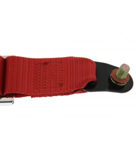 Racing seat belts 4p 3" Red - Pro Sport