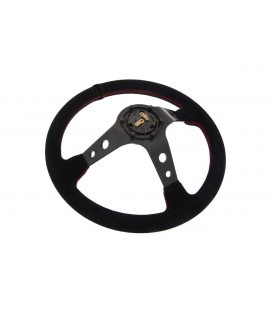 Steering wheel Pro 350mm offset:80mm Suede Black