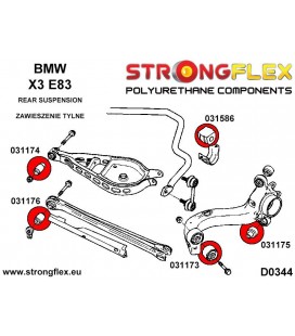 031173A: Rear trailing arm front bush SPORT