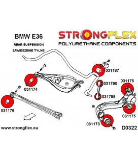 031173A: Rear trailing arm front bush SPORT