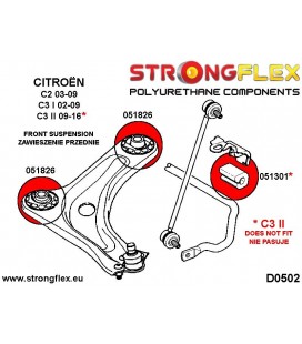 051301B: Front anti roll bar mounting