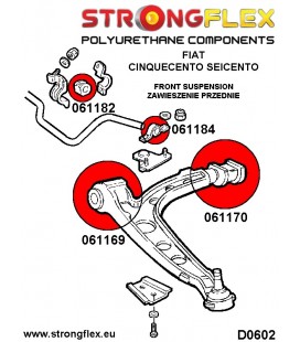 061169B: Front wishbone front bush