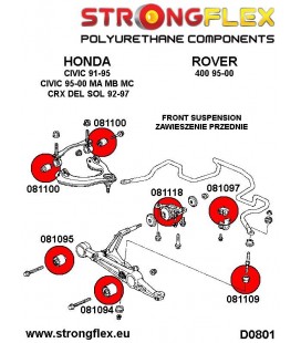 081095A: Front wishbone inner bush SPORT