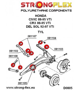 081102A: Rear lower shock mounting bush SPORT