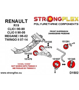 151345B: Front anti roll bar outer mount