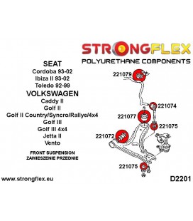 221074B: Front anti roll bar eye bolt bush