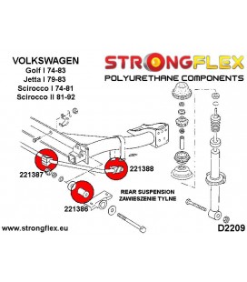 221387B: Rear anti roll bar mount inner bush