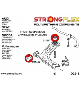 221402A: Front wishbone front bush SPORT