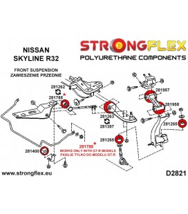 281262B: Front lower radius arm to chassis bush