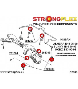 281304B: Front wishbone front bush