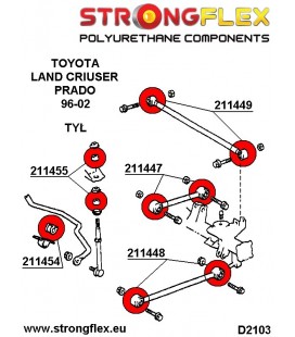 211448A: Rear lower arm bush SPORT