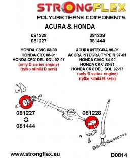 081444A: Shift lever stabilizer bush SPORT