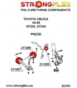 211289A: Front anti roll bush SPORT