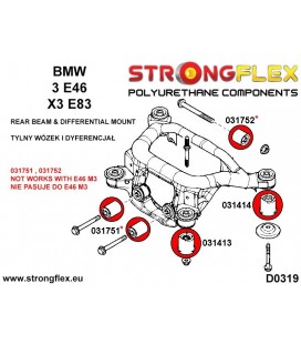 036145A: Full suspension bush kit SPORT