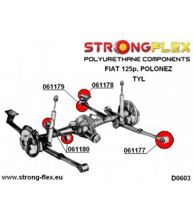 066065A: Rear suspension bush kit SPORT