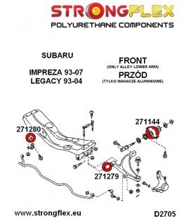 276117A: Front anti roll bush kit SPORT