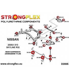 286084A: Full suspension bush kit SPORT