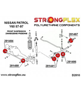 286131B: Front suspension bush kit