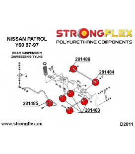 286133A: Full suspension bush kit SPORT