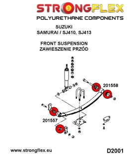 201557A: Shackle bushing SPORT