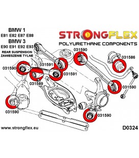 031590A: Rear upper control arm to chassis bush SPORT