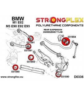 031591A: Rear upper control arm to hub bush SPORT