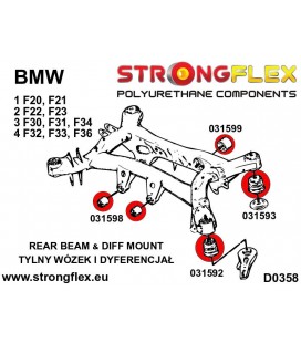 031598B: Rear diff front mounting bush