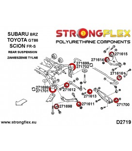 271612A: Rear toe adjuster inner bush SPORT