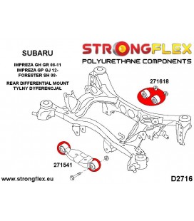 271541A: Rear diff front mounting bush SPORT