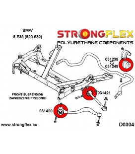 031238A: Front anti roll bar bush SPORT