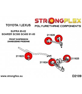 211625A: Front lower wishbone rear bush SPORT