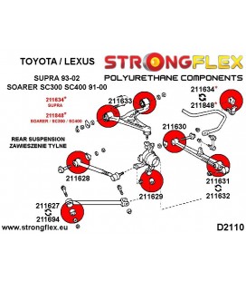 211631A: Rear track control arm outer bush 39mm SPORT