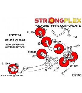 216181A: Full suspension bush kit SPORT