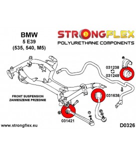 031638A: Front lower tie bar to chassis bush 66mm SPORT