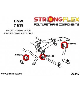 031638A: Front lower tie bar to chassis bush 66mm SPORT