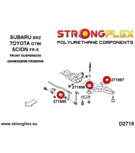 271696A: Front lower arm front bush SPORT