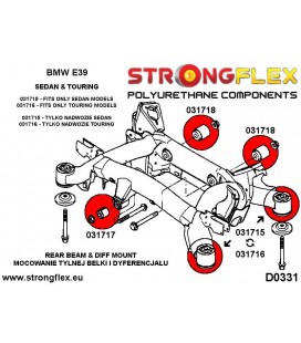 031715A: Rear beam mount bush SPORT