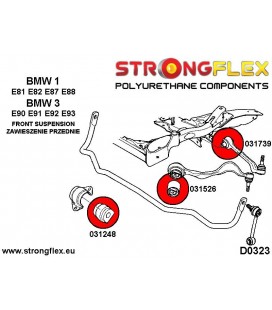 031739A: Front wishbone bush SPORT