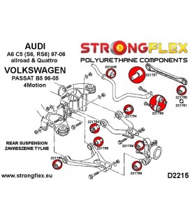 221760B: Rear anti roll bar link bush