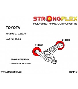 211685B: Front wishbone front bush