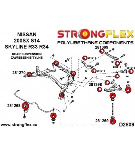 286217A: Full suspension bush kit R33 R34 SPORT