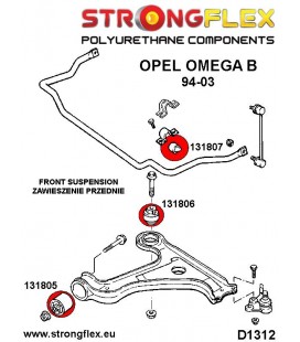 131805B: Front lower wishbone front bush