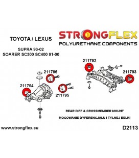 211792A: Rear beam - front bush SPORT