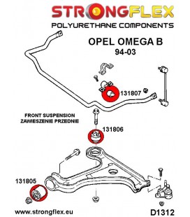 131807B: Front anti roll bar bush