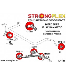 111814B: Front anti roll bar - inner bush