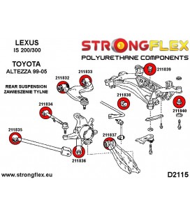 211834A: Rear toe adjuster inner bush SPORT