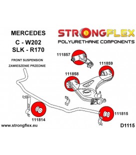 111858B: Front lower arm - front / rear bush